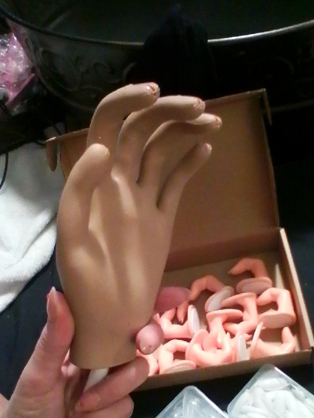 Mannequin Hand Practice Hand with Nail Tips